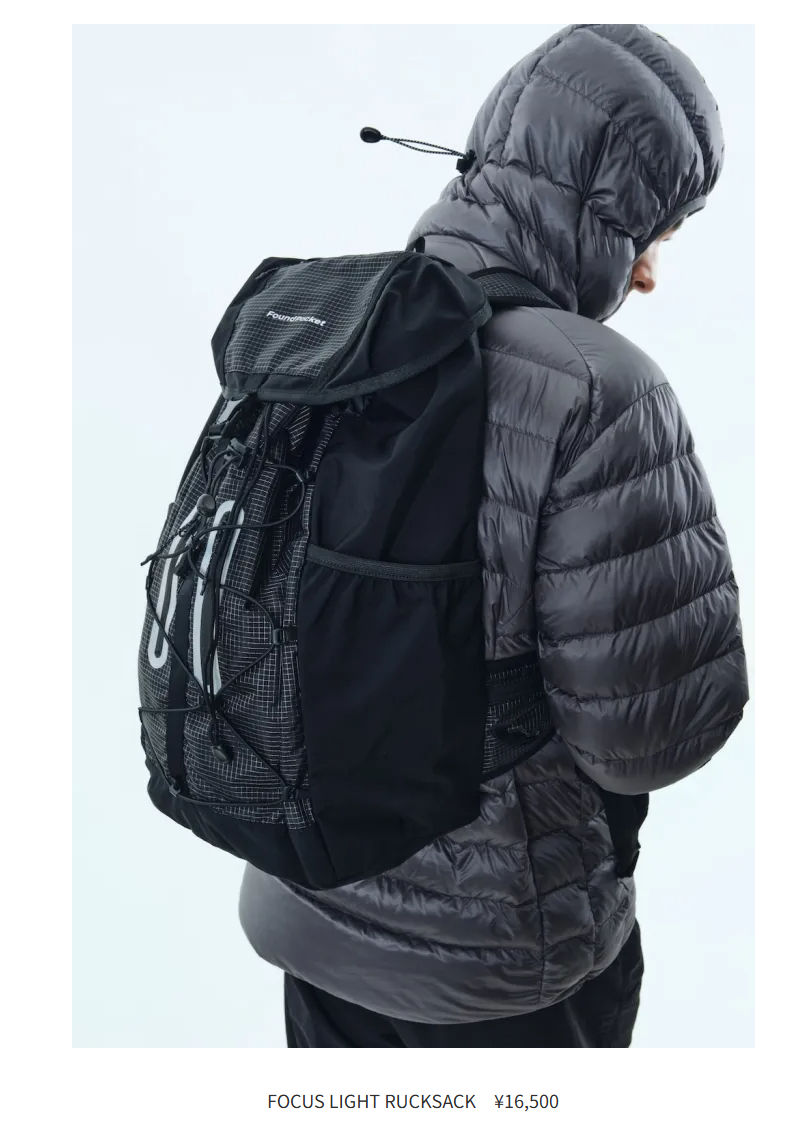 Found Pocket【FOCUS LIGHT RUCKSACK】