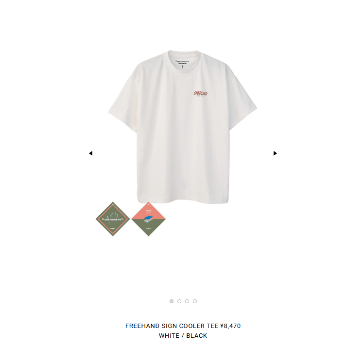 CHARI&CO【FREEHAND SIGN COOLER TEE】