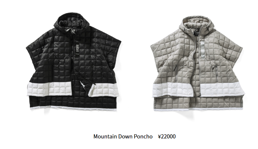 TAION×MOUNTAIN RESEARCH【Mountain Down Poncho】