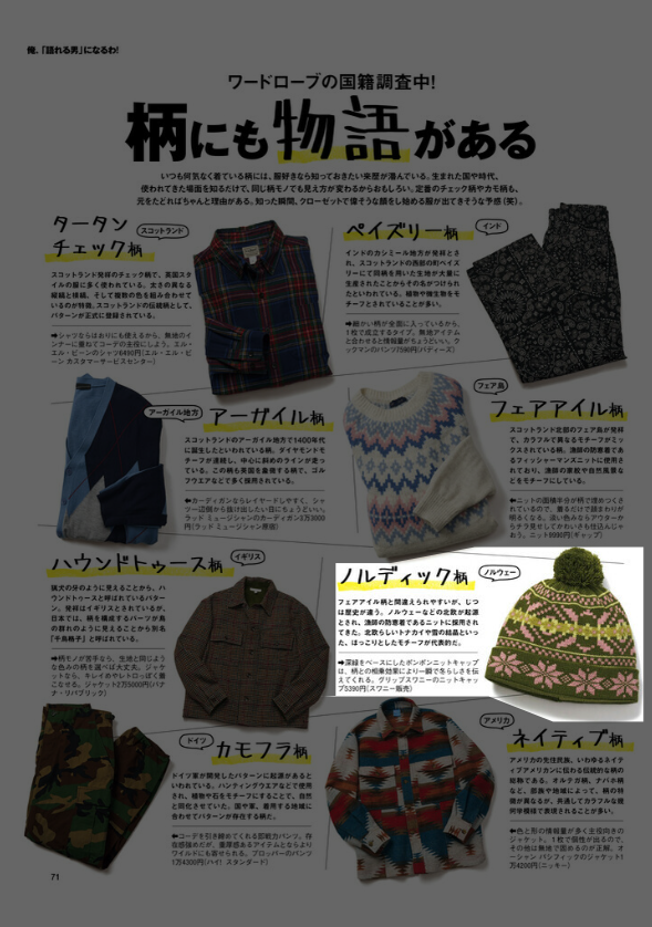  GRIP SWANY【【GSUA-091】 NORDIC KNIT CAP】