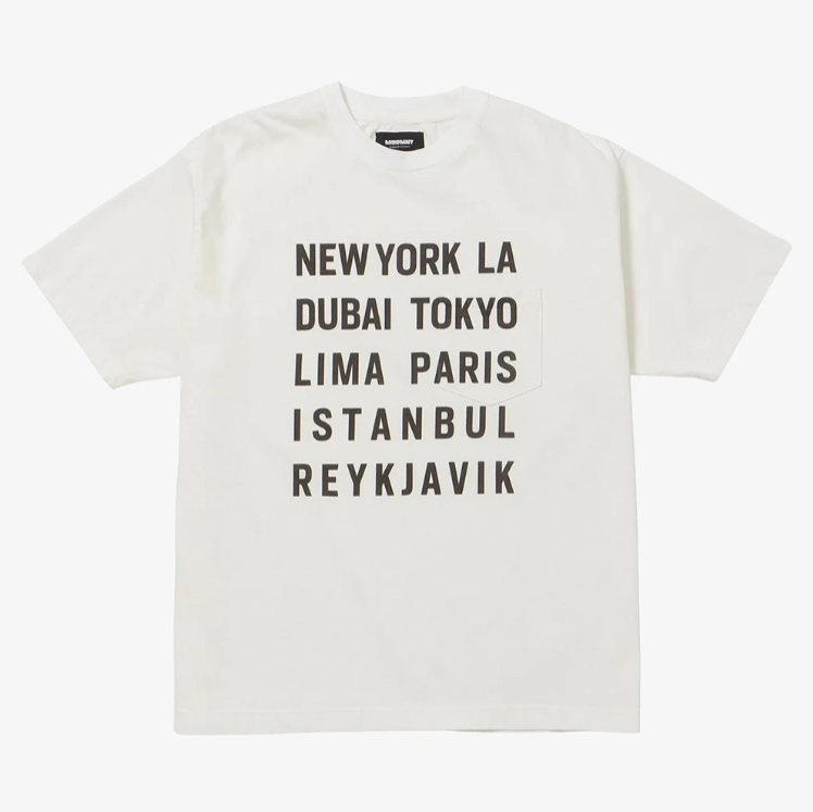 MODMNT【TOUR CITIES TEE】