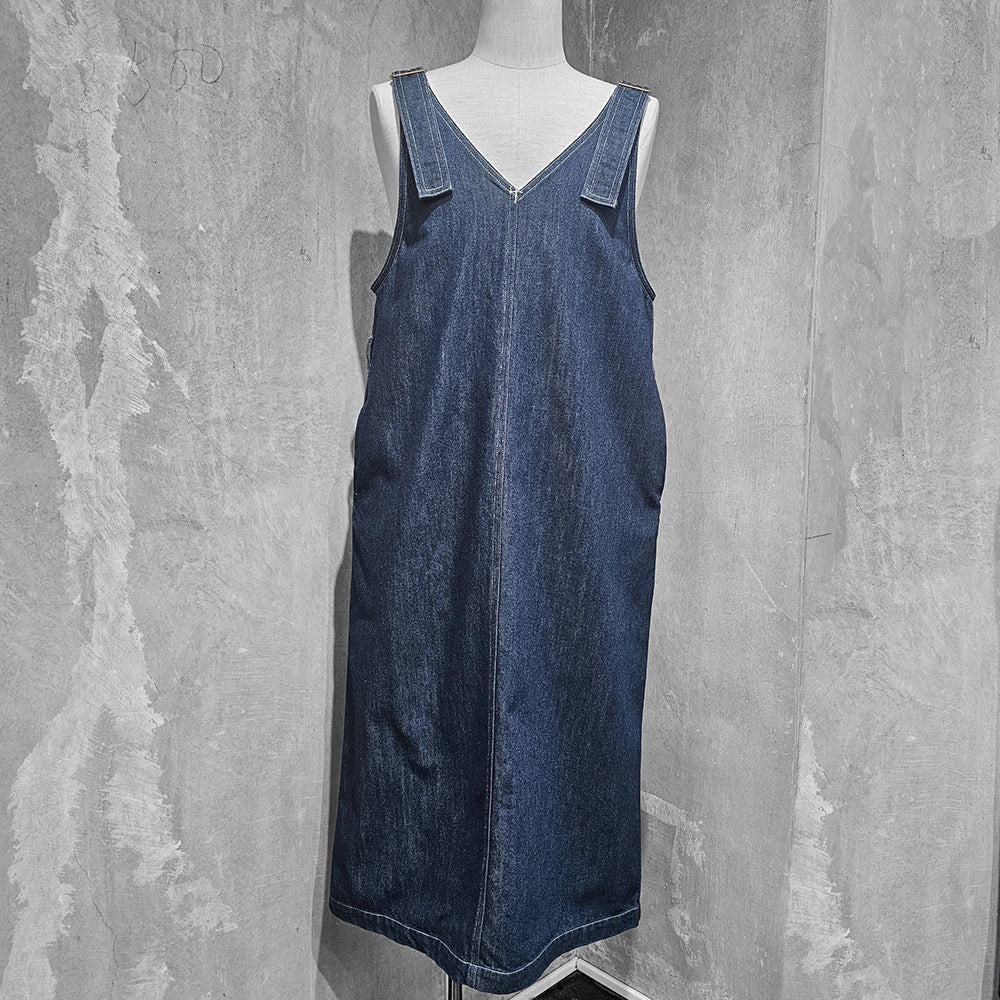 DENIM OVERALL SKIRT W