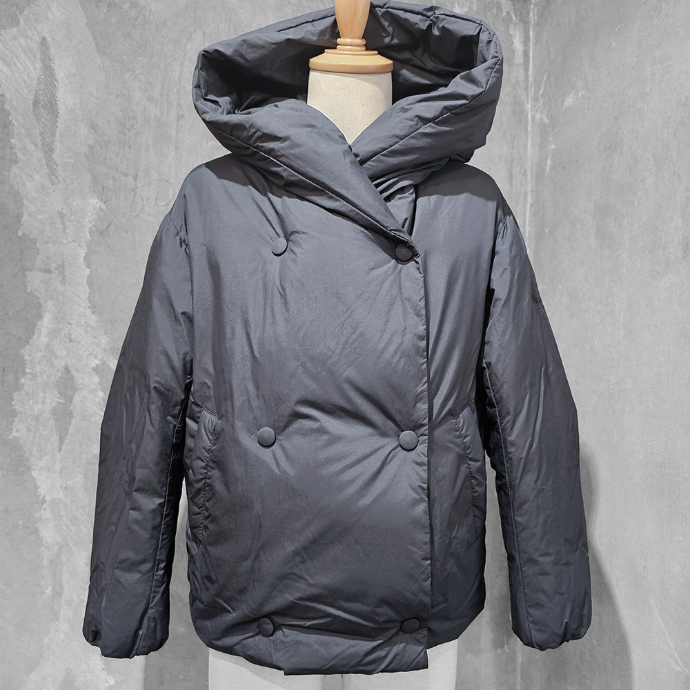 BIG HOODED DOWN JACKET W