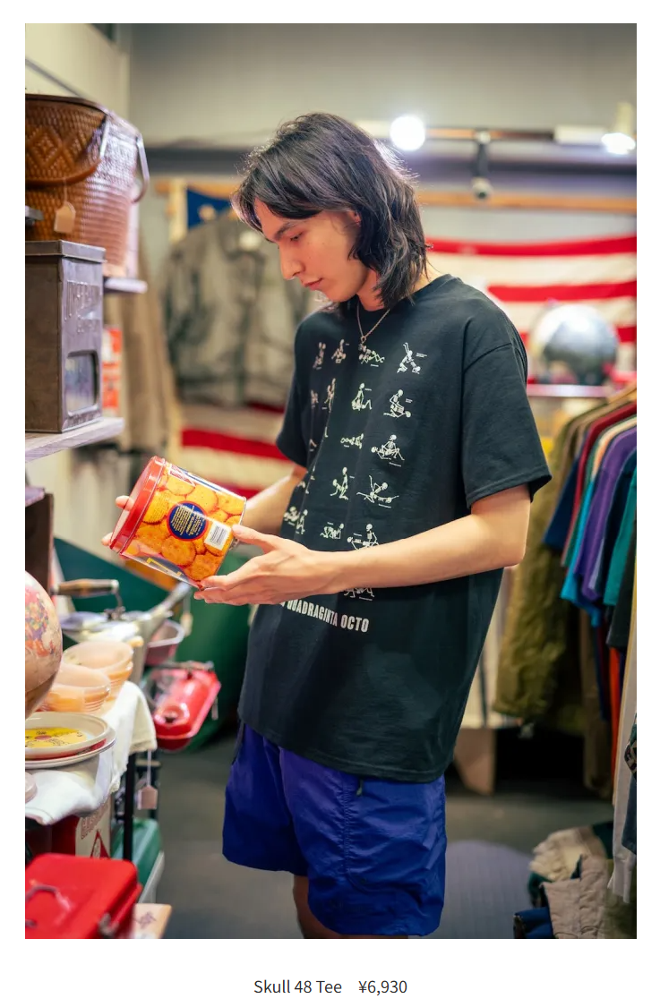 サンゾー工務店【Skull 48 Tee】