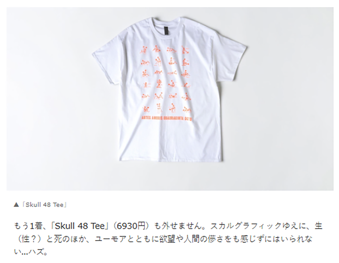 サンゾー工務店【Skull 48 Tee】
