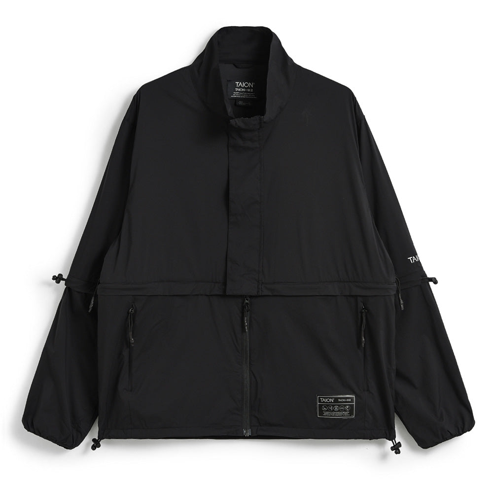 BASIC SPORTS HI-NECK W-ZIP DETACHABLE LIGHT JACKET