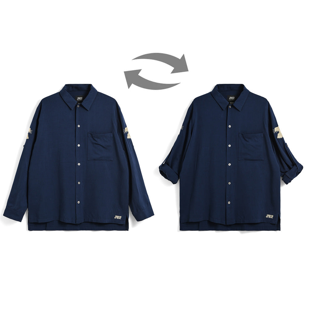 NON DOWN JPNSP RAYON 2WAY SHIRT 