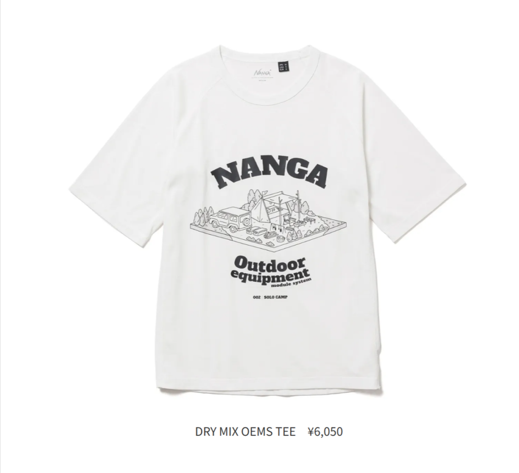 NANGA【DRY MIX OEMS TEE】