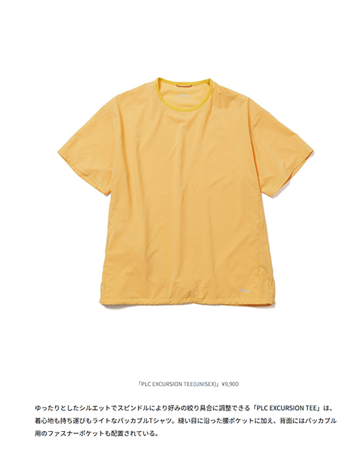 NANGA【PLC EXCURSION TEE(UNISEX)】