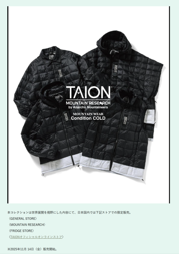 TAION【TAION×MOUNTAIN RESEARCH】