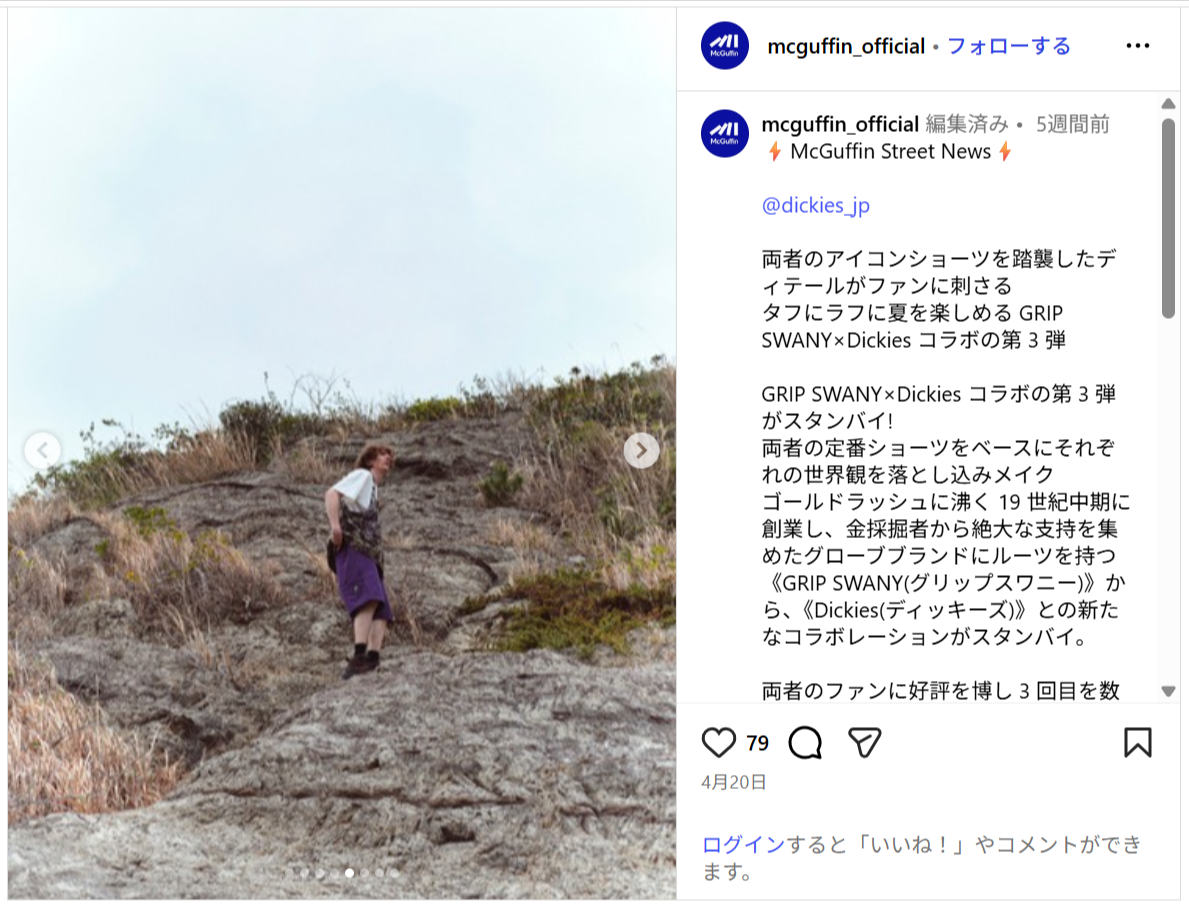 GRIP SWANY×Dickies