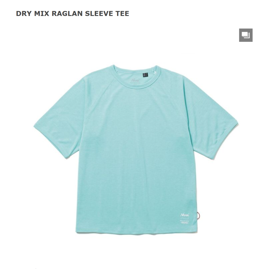 NANGA【DRY MIX RAGLAN SLEEVE TEE】