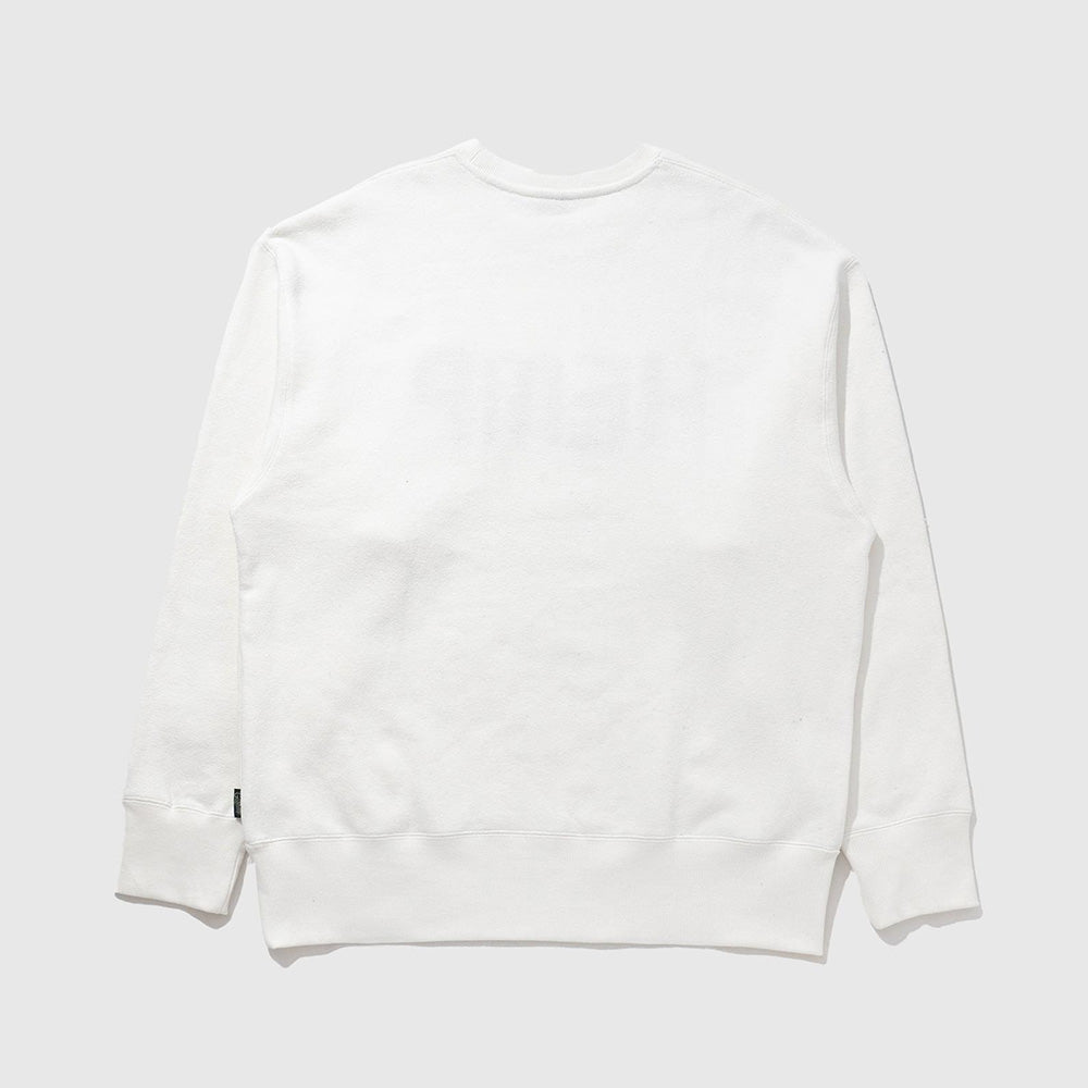 CROSS STITCH HEMP CREW SWEAT