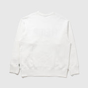 CROSS STITCH HEMP CREW SWEAT