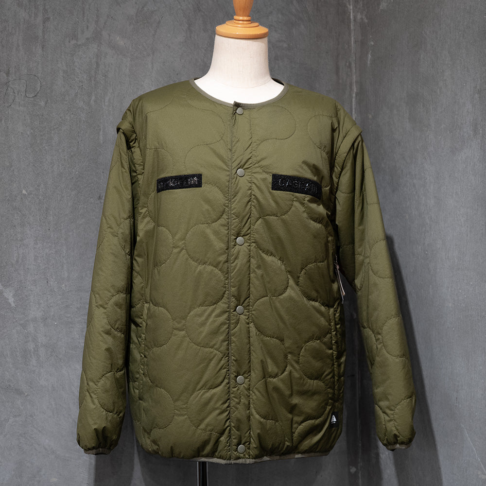 AFD×POLER REVERSIBLE QUILTED CONVERTIBLE JACKET