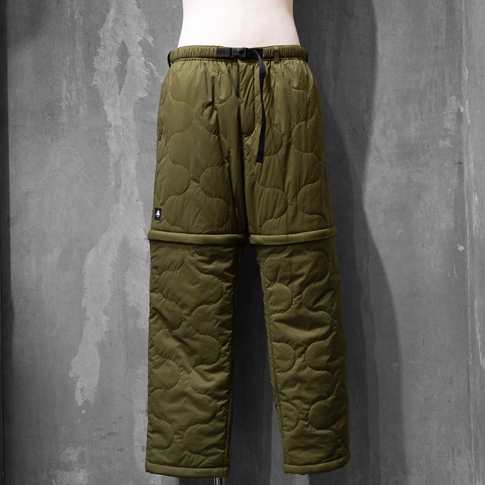 AFD×POLER CONVERTIBLE QUILTED PANTS