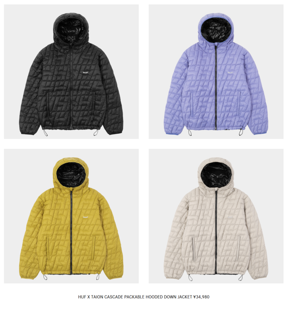 TAION【CASCADE PACKABLE HOODED DOWN JACKET】