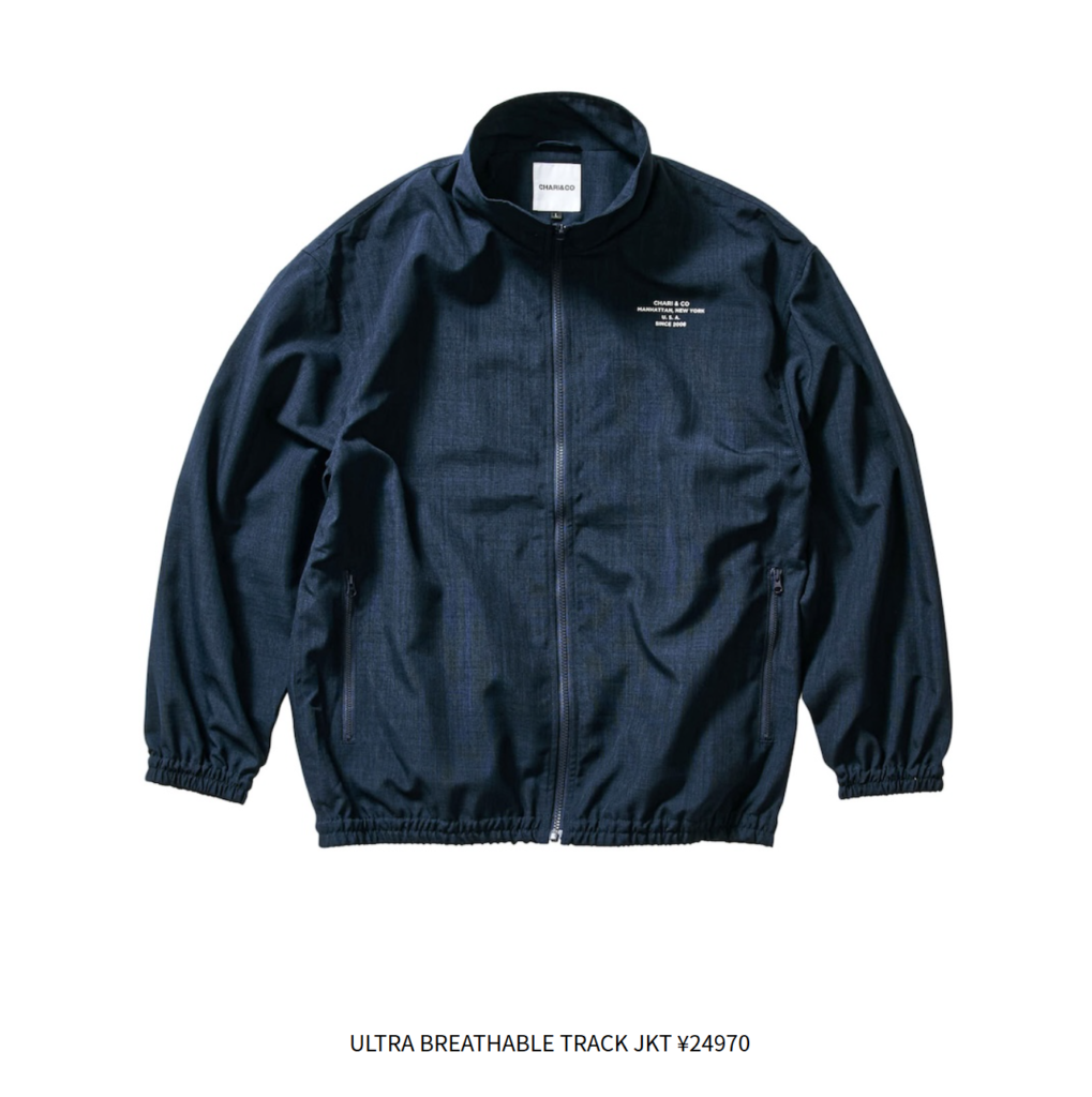 CHARI&CO【ULTRA BREATHABLE TRACK JKT 】