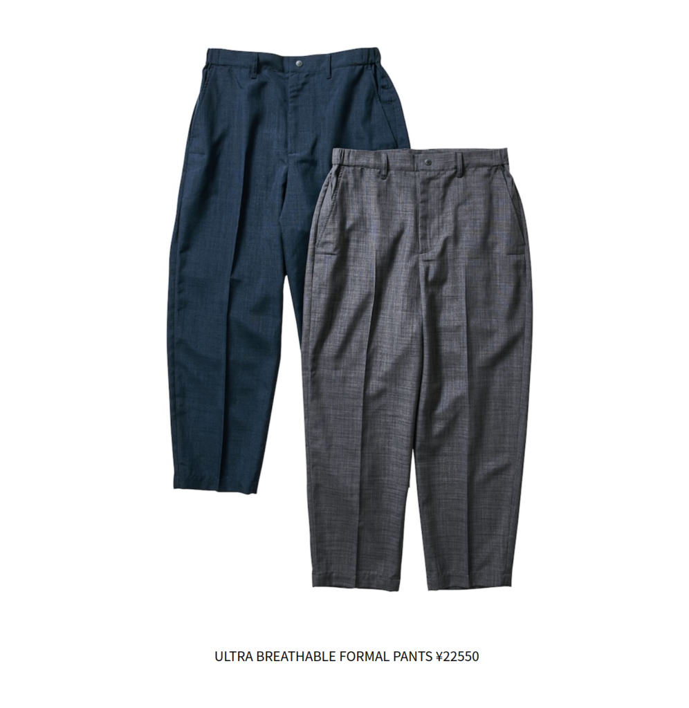 CHARI&CO【ULTRA BREATHABLE FORMAL PANTS】