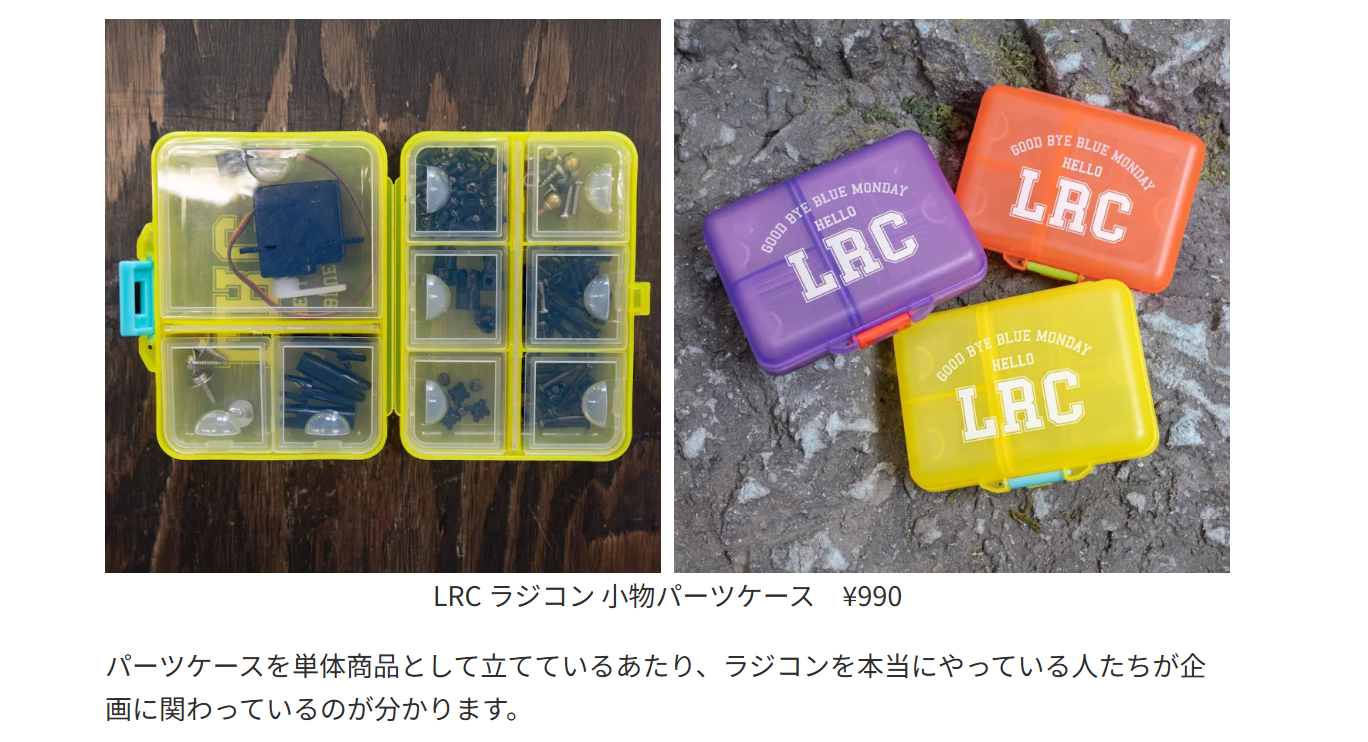 WPL【RAYWOOD LRC ラジコン 小物パーツケース】