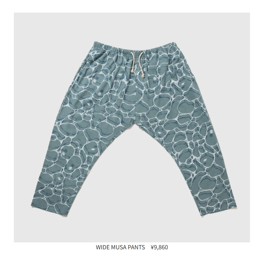 GOHEMP【WIDE MUSA PANTS】