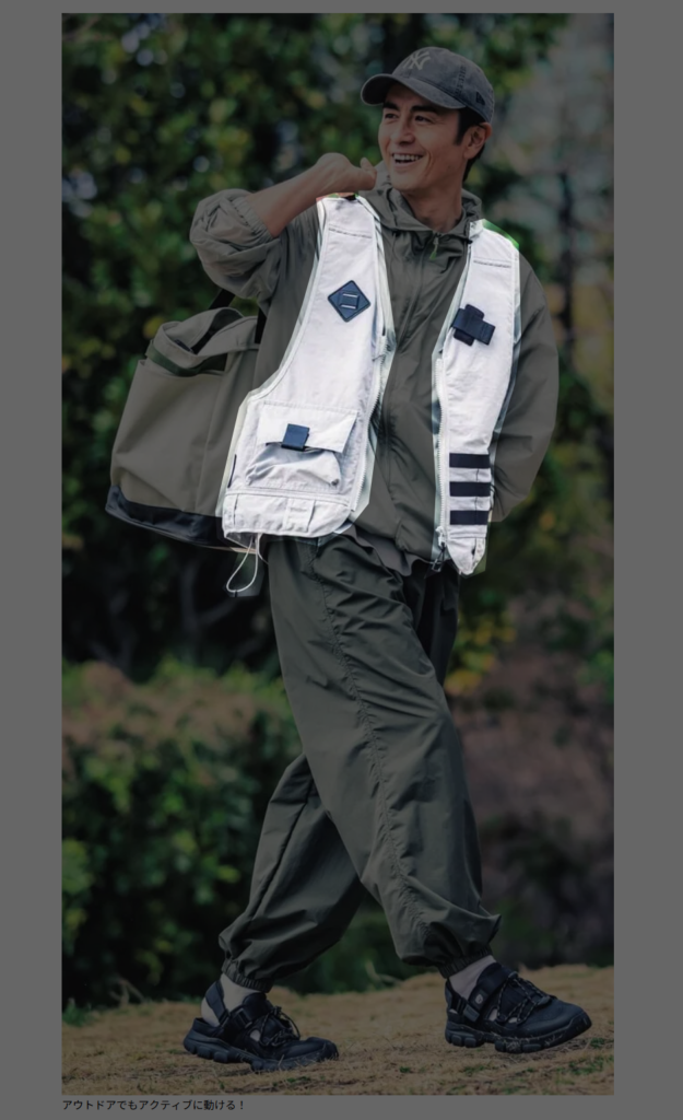 MACOLE【”utility vest”onibegie】