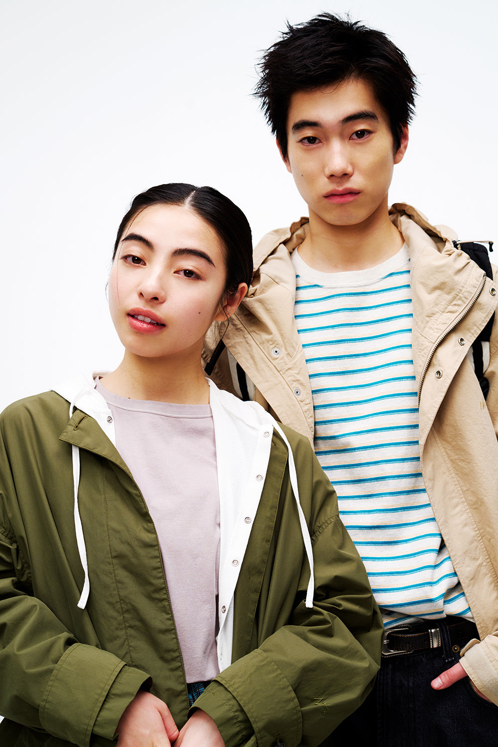 NANGA 2026SS SNS STILL / MOVIE製作-DRY COTTON FIELD SHORT PARKA-N/C POPLIN NO COLLAR COAT W-