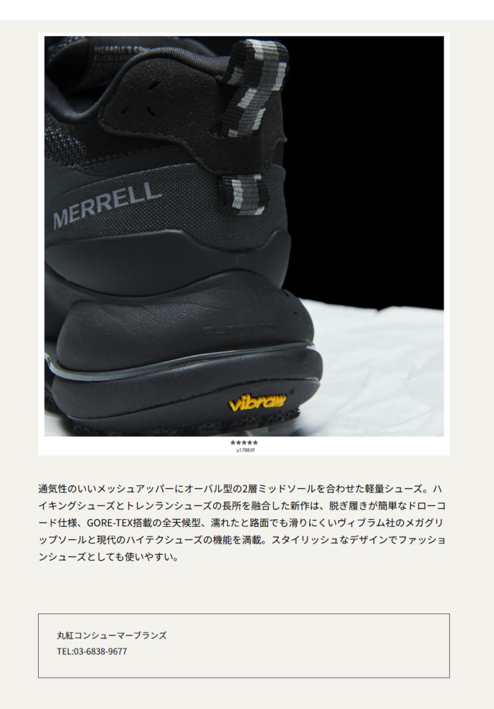  MERRELL【SPEED ARC MATIS GORE-TEX】