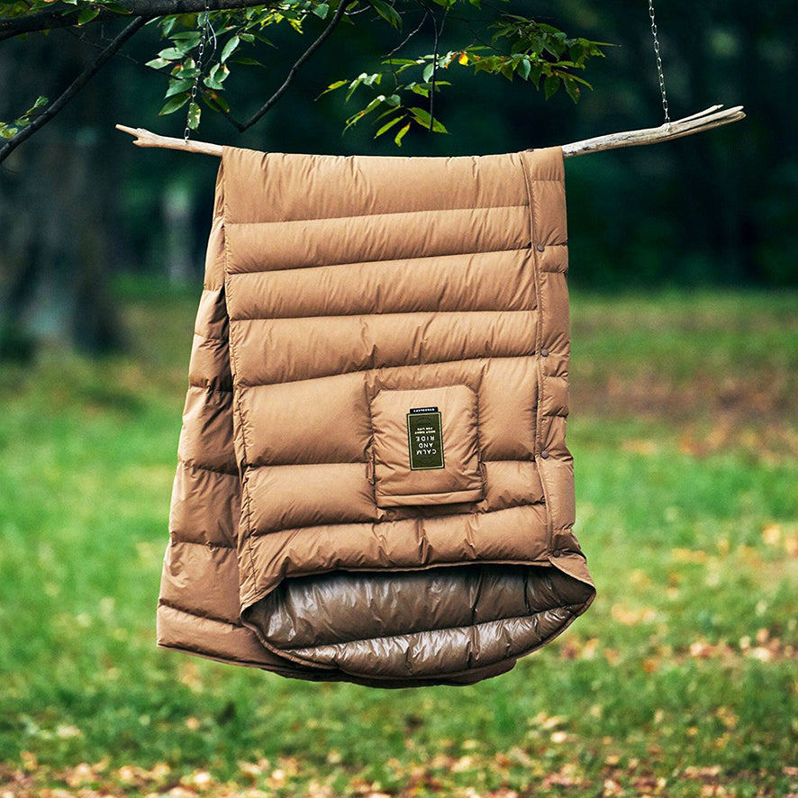 CALM AND RIDE【OS DOWN SLEEPING BAG／BEIGE】
