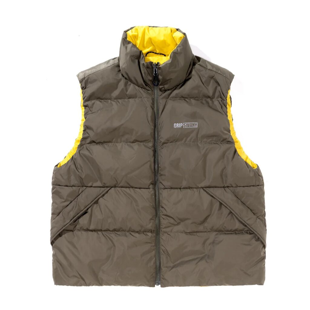 GRIP SWANY【WATER REPELLENT REVERSIBLE DOWN VEST】