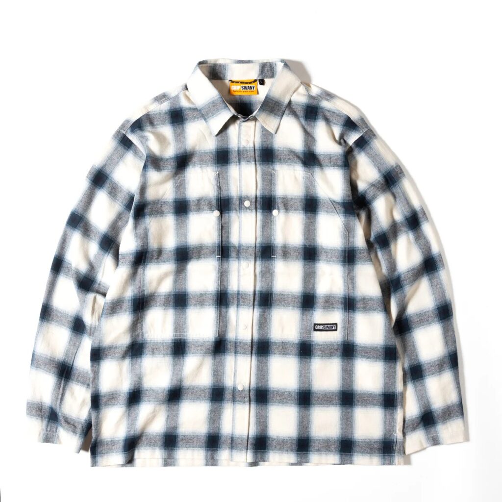 GRIP SWANY【 BRUSHED CHECK SHIRTS】