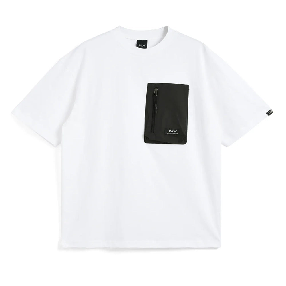 ノンダウン マウンテン クルーネックポケット Tシャツ