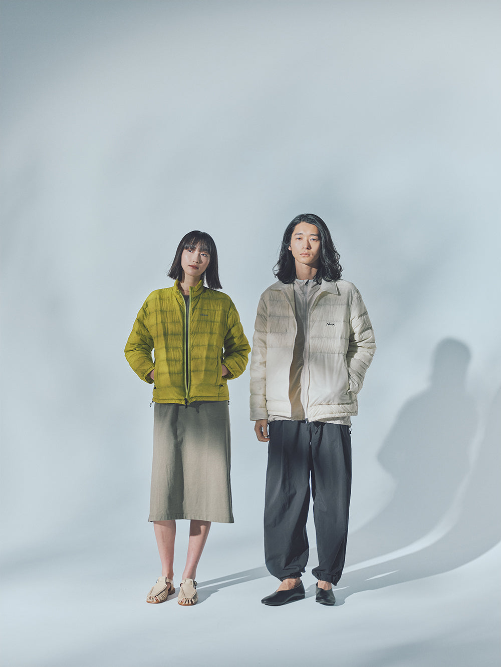 NANGA 2026SS SNS STILL / MOVIE製作-SHEER DOWN-
