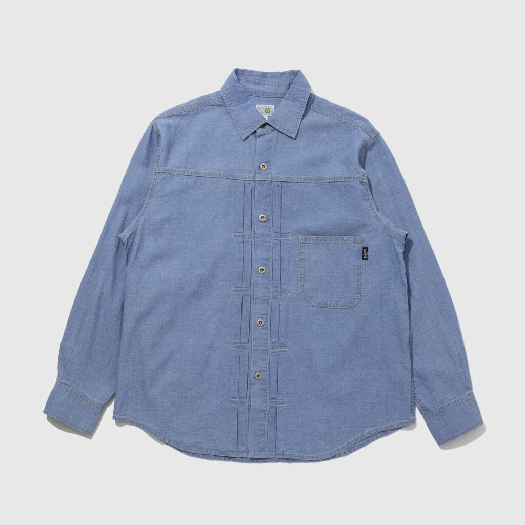 GOHEMP【PLEATS WORK SHIRTS】