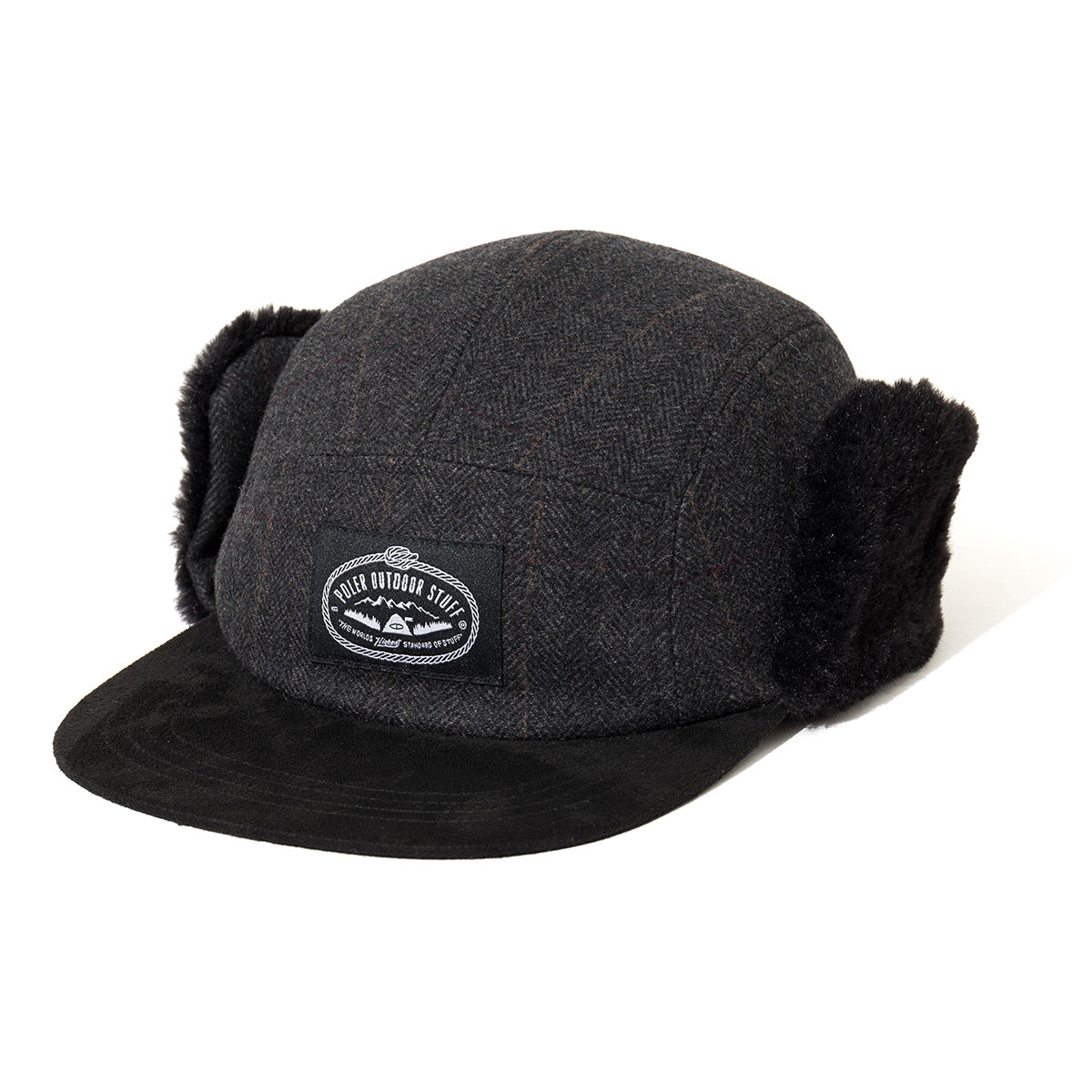 TWEED FLAP CAP