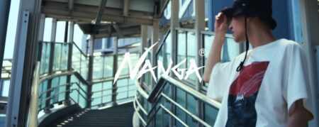 NANGA 2022SS Short Movie 【ECO HYBRID LOOSE FIT CONTOUR MAP LOGO TEE】