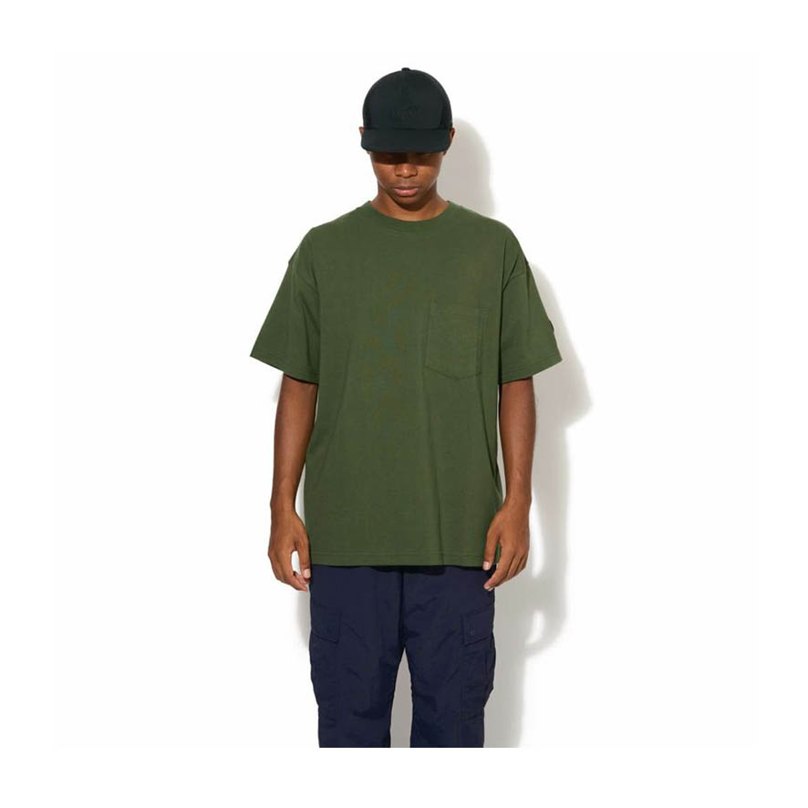 CIRCLE PATCH PKT TEE_Green_1