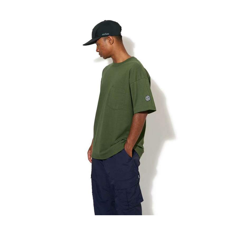 CIRCLE PATCH PKT TEE_Green_2