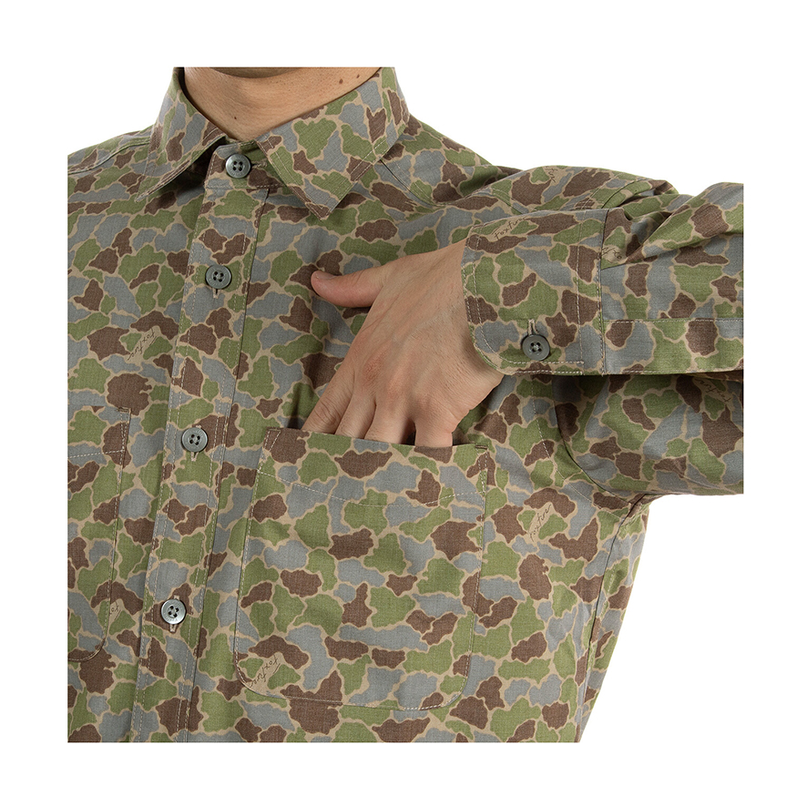Fisheye Camouflage Shirt／ストーンカモ_5