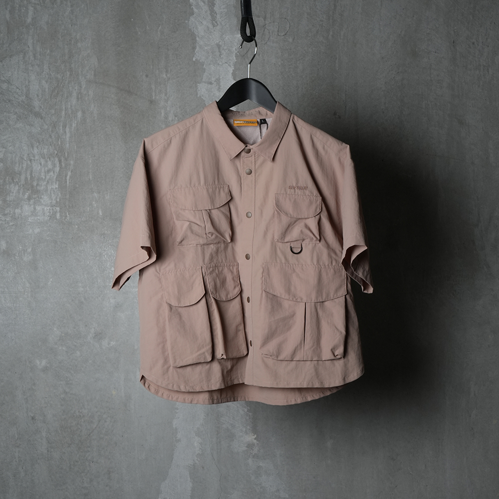 W’S GEAR POCKET SHIRT_BROWN