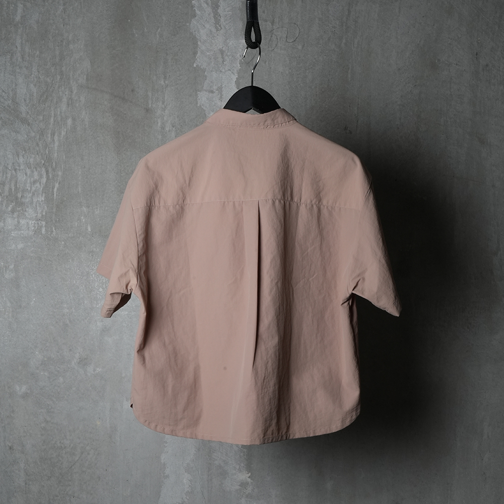 W’S GEAR POCKET SHIRT_BROWN_1