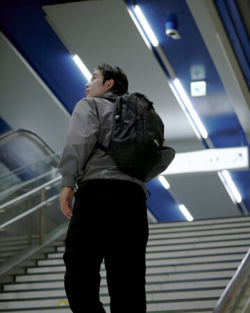 NANGA 2025FW SNS STILL / MOVIE製作-NYLON STAND COLLAR FIELD JKT